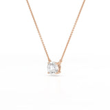 1 Carat Round Solitaire Lab Grown Diamond Pendant