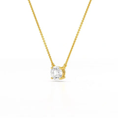 1 Carat Round Solitaire Lab Grown Diamond Pendant