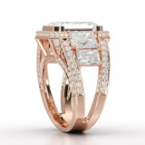 Radiant 9.68 Carat Lab Grown Diamond Wedding Ring - Jama Jewels