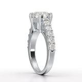 Lab Diamond 3.74 CT Round Cut Wedding Ring - Jama Jewels