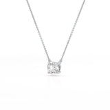 1 Carat Round Solitaire Lab Grown Diamond Pendant