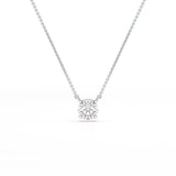 1 Carat Round Solitaire Lab Grown Diamond Pendant
