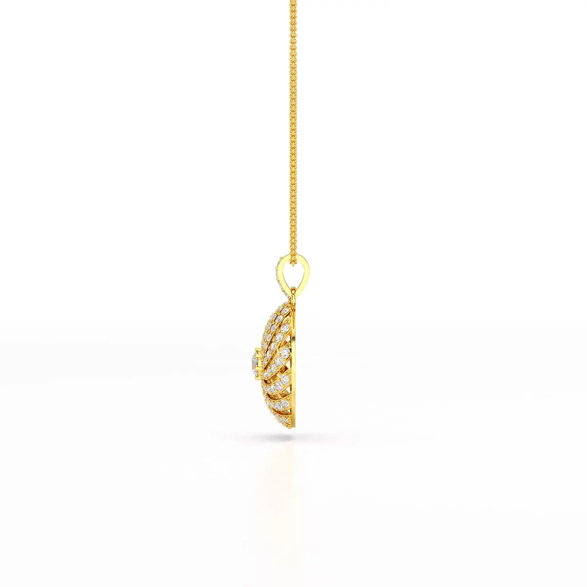 2.33 CT Round Cut Lab Diamond Earring and Pendant Set