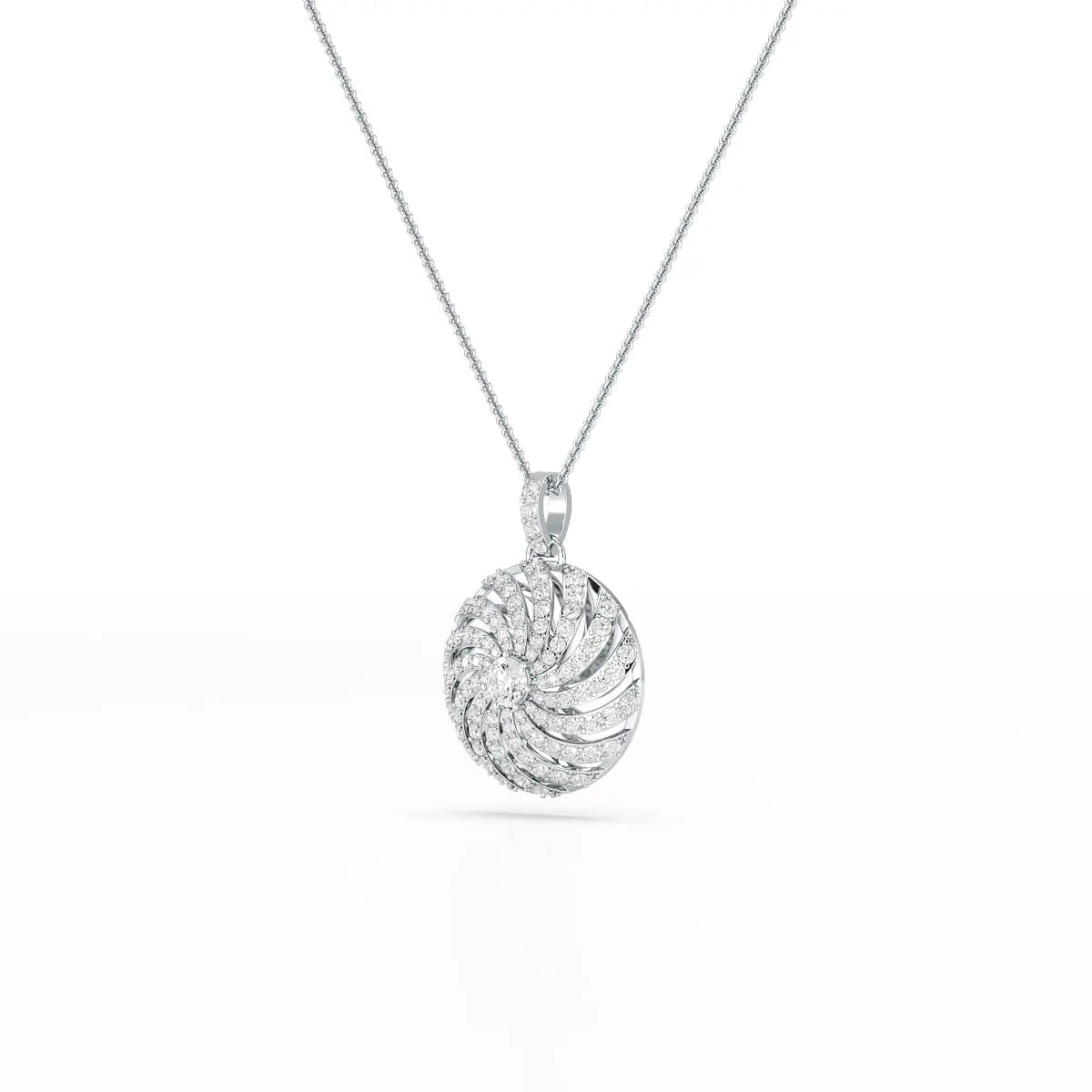 2.33 CT Round Cut Lab Diamond Earring and Pendant Set