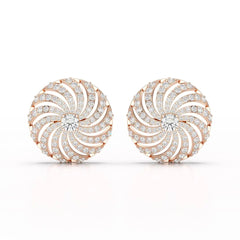 2.33 CT Round Cut Lab Diamond Earring and Pendant Set