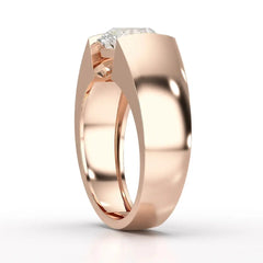 3 CT Round Cut Lab Diamond Men's Ring Jama Jewels