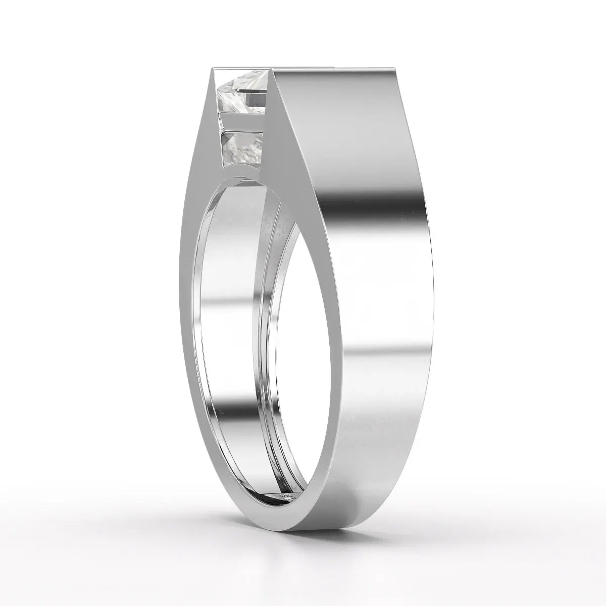 3 CT Princess Cut Lab Diamond Men's Ring Jama Jewels