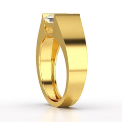 3 CT Princess Cut Lab Diamond Men's Ring Jama Jewels