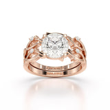 2.07 CT Round Shape Lab Diamond Ring
