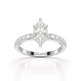 1.48 CT Marquise Shape Lab Diamond Ring