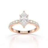 1.48 CT Marquise Shape Lab Diamond Ring