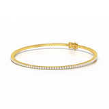 Simple Round 1.48 CT Lab Diamond Bracelet
