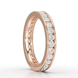 Simple Wedding Band 1.26 CT Lab Diamond Ring - Jama Jewels