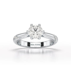 1.16 CT Round Lab Diamond Solitaire Ring - Jama Jewels