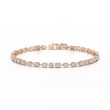 3.66 CT Multi Shape Lab Grown Diamond Bracelet