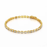 3.66 CT Multi Shape Lab Grown Diamond Bracelet