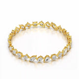 10 CT Multi Shape Lab Diamond Bracelet