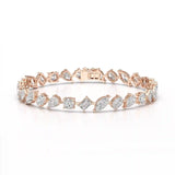 10 CT Multi Shape Lab Diamond Bracelet