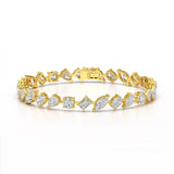 10 CT Multi Shape Lab Diamond Bracelet