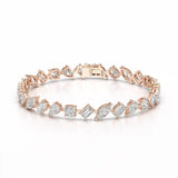 10 CT Multi Shape Lab Diamond Bracelet