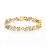10 CT Multi Shape Lab Diamond Bracelet