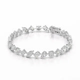 10 CT Multi Shape Lab Diamond Bracelet