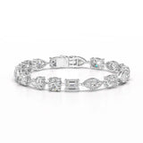 17.66 CT Multiple Shape Lab Diamond Bracelet