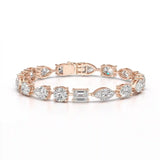 17.66 CT Multiple Shape Lab Diamond Bracelet