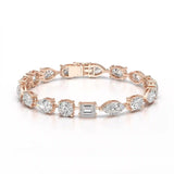 17.66 CT Multiple Shape Lab Diamond Bracelet