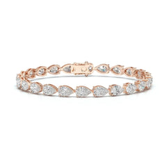 11.50 CT Pear Cut Diamond Tennis Bracelet Jama Jewels