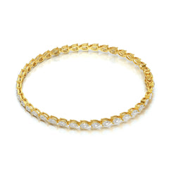 3.90 CT Pear Cut Diamond Tennis Bracelet Jama Jewels