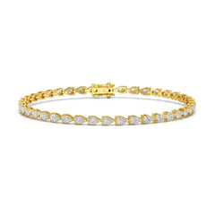 3.90 CT Pear Cut Diamond Tennis Bracelet Jama Jewels