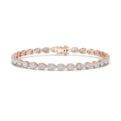 7.25 CT Pear Cut Diamond Tennis Bracelet Jama Jewels
