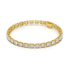 Oval Cut Diamond Tennis Bracelet Jama Jewels