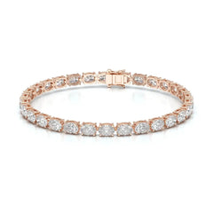12 CT Oval Cut Diamond Tennis Bracelet Jama Jewels