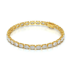 12 CT Oval Cut Diamond Tennis Bracelet Jama Jewels