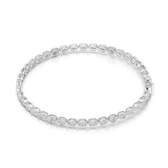 3.80 CT Oval Cut Diamond Bezel Tennis Bracelet Jama Jewels