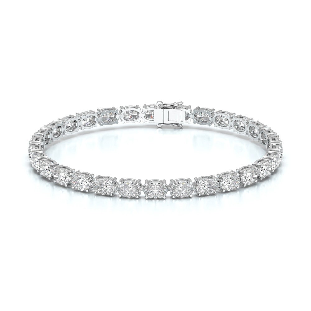 Oval Cut Diamond Tennis Bracelet Jama Jewels