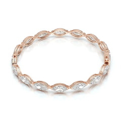 12 CT Marquise Cut Diamond Tennis Bracelet Jama Jewels