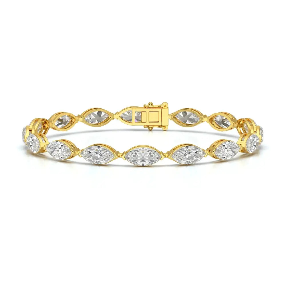 12 CT Marquise Cut Diamond Tennis Bracelet Jama Jewels