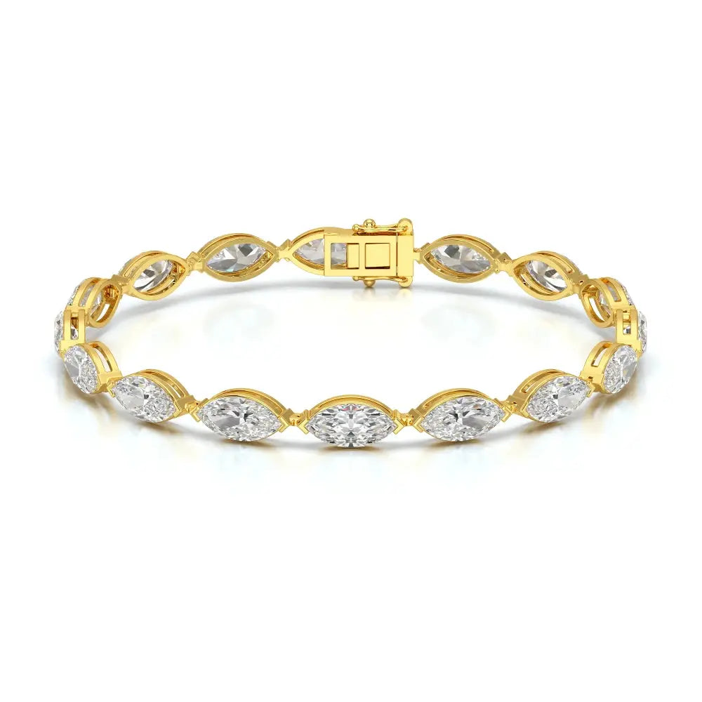 12 CT Marquise Cut Diamond Tennis Bracelet Jama Jewels