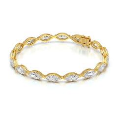 12 CT Marquise Cut Diamond Tennis Bracelet Jama Jewels