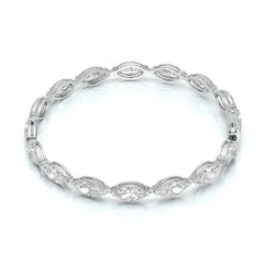 12 CT Marquise Cut Diamond Tennis Bracelet Jama Jewels