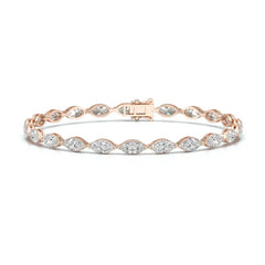 7.35 CT Marquise Cut Diamond Tennis Bracelet Jama Jewels