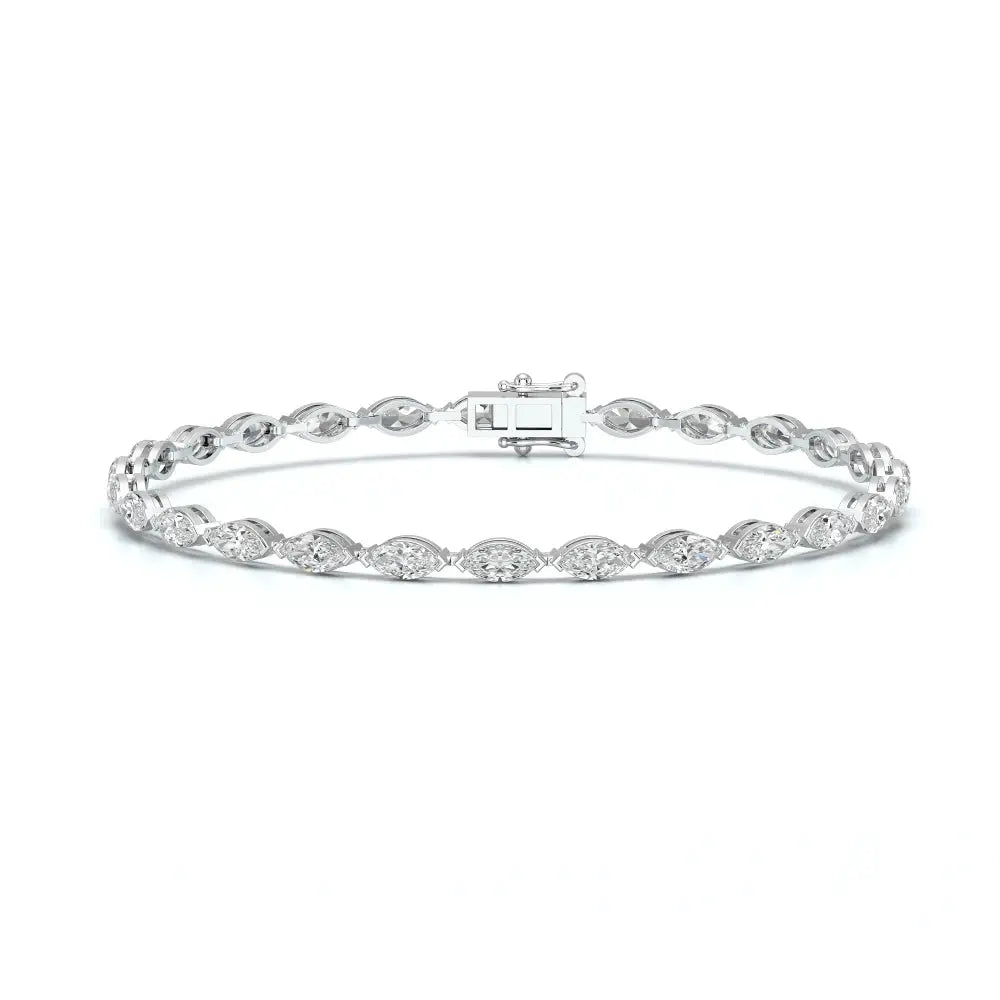 5 CT Marquise Cut Diamond Tennis Bracelet Jama Jewels