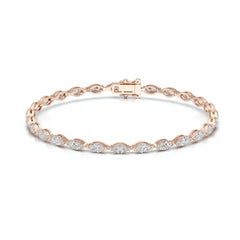 5 CT Marquise Cut Diamond Tennis Bracelet Jama Jewels
