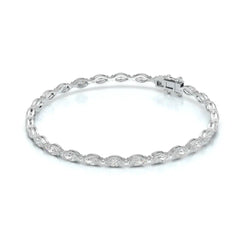 5 CT Marquise Cut Diamond Tennis Bracelet Jama Jewels
