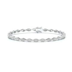 4.25 CT Marquise Cut Diamond Tennis Bracelet Jama Jewels
