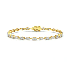 4.25 CT Marquise Cut Diamond Tennis Bracelet Jama Jewels