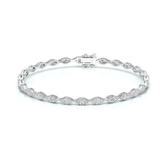 4.25 CT Marquise Cut Diamond Tennis Bracelet Jama Jewels